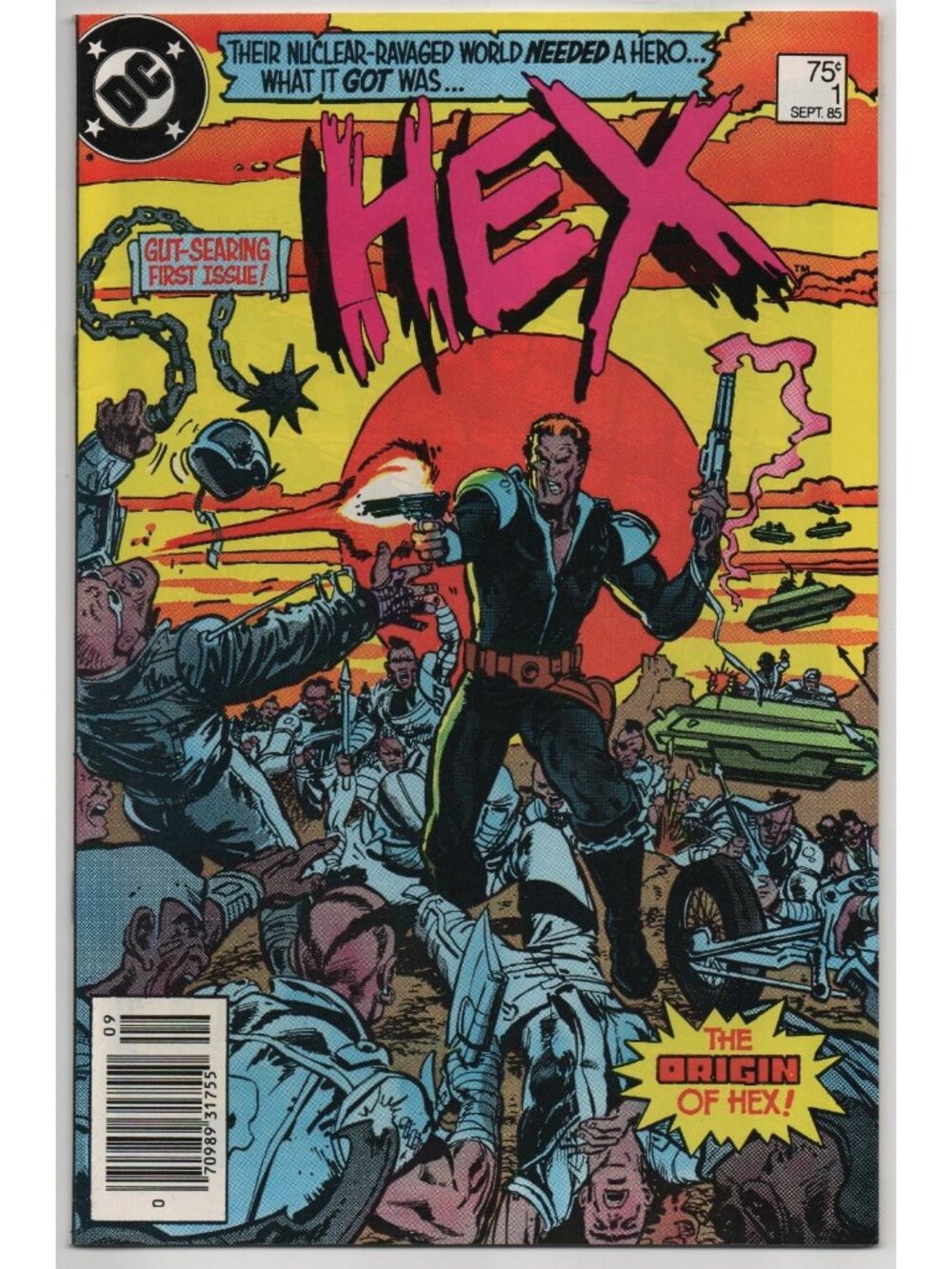 Hex 1 DC Comics 1985 VF+ 8.5 Newsstand 1st Issue Origin Jonah Hex
